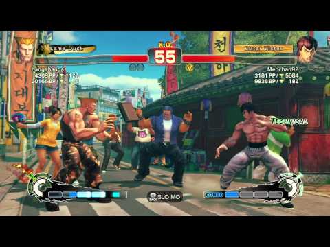 SSFIVAE~ Guile (hangahanga) vs. Fei-long (Menchan92) HD.