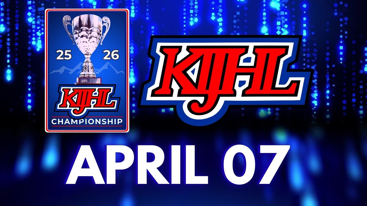 KIJHL Gameday - April 7/26 - Round 3