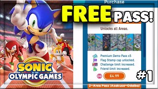 HOW TO GET A FREE ACCESS PASS? - SONIC AT THE OLYMPIC GAMES!