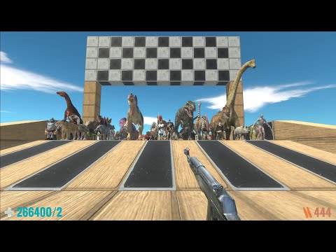 50 Units Speed Race - The Fastest 10 Will Survive - Animal Revolt Battle Simulator