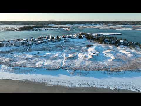4K view of Frozen city | Drone | 4K Fascinating Aerial Views of Canada.