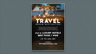 Travel Flyer Design - Affinity Designer Tutorial