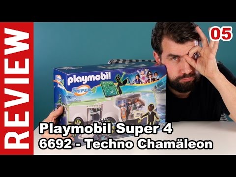 Playmobil Super 4 - Techno Chamäleon mit Agent Gene - 6692 - Review, Unboxing & Meinung