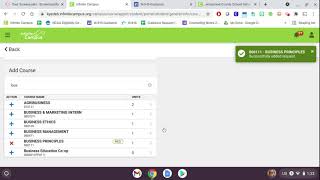 How to enter your desired electives into Infinite Campus.