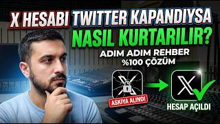 GÜNCEL / Kapanan X Hesabı Nasıl Açılır? ASKIYA ALINAN X (TWİTTER) HESA