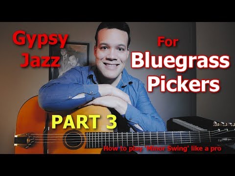 Gypsy Jazz lessons for Bluegrass guitar players (PART 3)