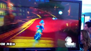 Mario Kart 8: Course 3 Boo House Single Player Gameplay Footage (E3 2013)
