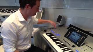 Scrolling through menus shortcut on Yamaha Tyros