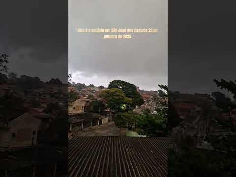 Este é o cenário em São José dos Campos 29 de outubro de 2025