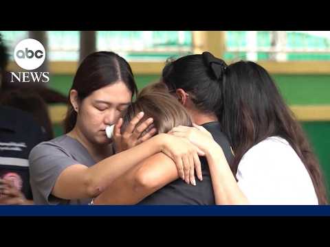 Video shows terrifying moment shooter opens fire inside Thailand high school