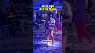 Late-Night Sax Vibes on Carnival Firenze | Cruise Ship Nightclub Entertainment #travel  #shorts