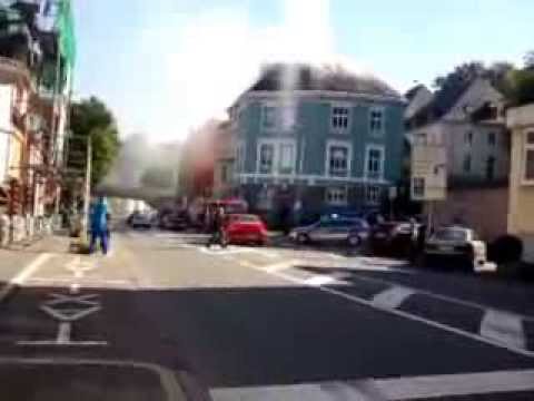 Altena (Westf.) - Großbrand beschädigt zwei Häuser in der Innenstadt 27.9.2013