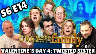 British Guys HILARIOUS Modern Family Reaction | S6 E14 (Valentine's Day 4: Twisted Sister)