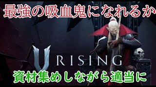 [V rising ]ヴァンパイアになりました！資材集めながらまったりと