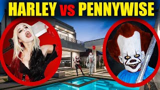 if you see HARLEY QUINN vs PENNYWISE, RUN! (Stromedy&#39;s girlfriend drank the potion!)