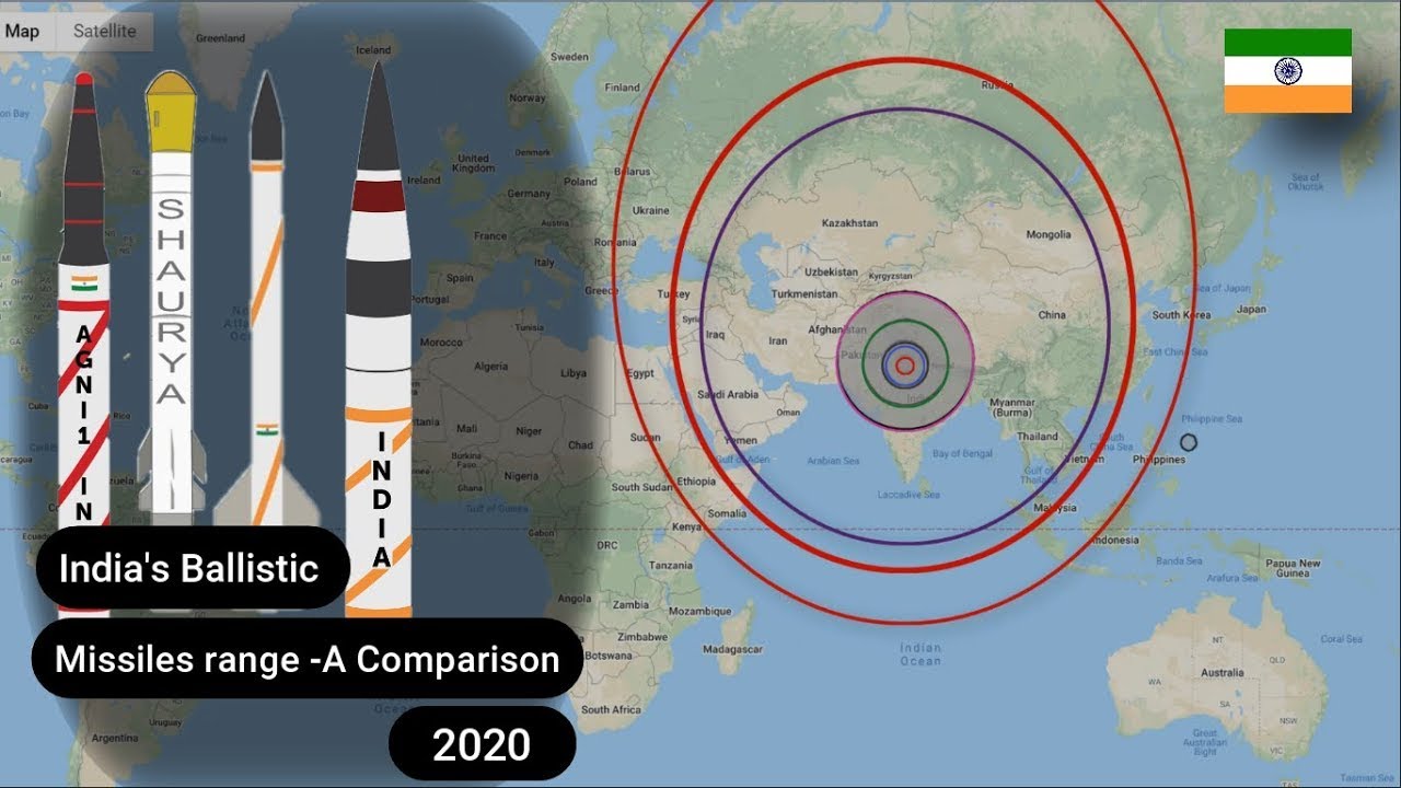 India's Ballistic Missiles range | 2020