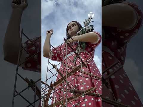 Nova estátua de Benigna é concluída em Santana do Cariri/CE. #meninabenigna #santanadocariri #cariri