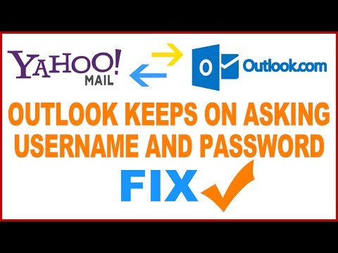 How to fix Outlook keeps on asking for username and password [Fix]and can not connect to Yahoo[Fix] Video