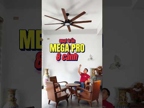 Giới thiệu mẫu quạt 8 cánh Mega Pro