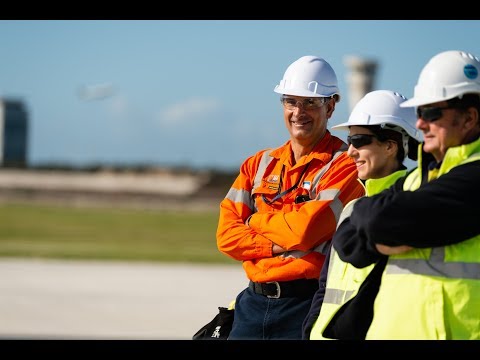 Brisbane's new runway construction update: Asphalt Pour