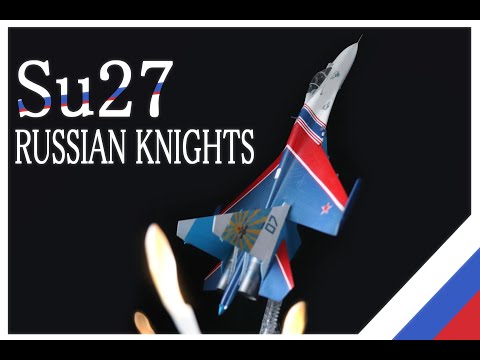 【Scale Model】 HASEGAWA Su-27 Russian Knights 1/72 - Full Build