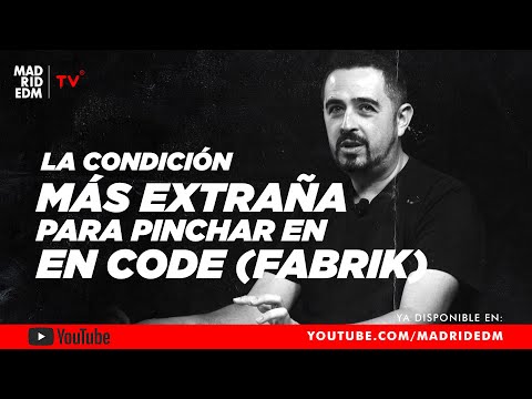 🔴La condición MÁS EXTRAÑA para PINCHAR en CODE (FABRIK) 🤔 NUKE Y DJ NEIL en MADRID EDM TV 🔴