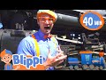 Blippi Explores A Steam Train Blippi Full Episodes Train Videos For Children Blippi Toys