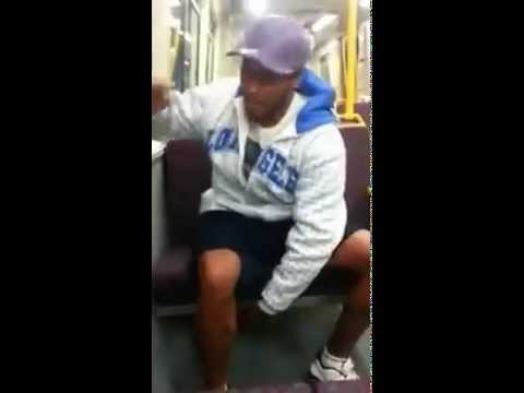 Awesome Freestyle Rapper On The Train! Mc Mooks