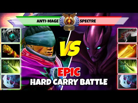 ANTI-MAGE (Carry) vs SPECTRE (Carry) - Epic Battle Of Immortal Rank Dota 2 Players - Z Dota 2