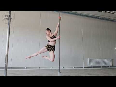 Pole Art intermediate course routine by Julia Chelakova