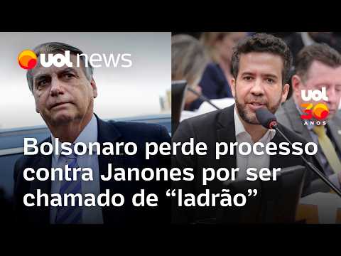 Bolsonaro perde processo após ser chamado de ‘ladrão’ por Janones