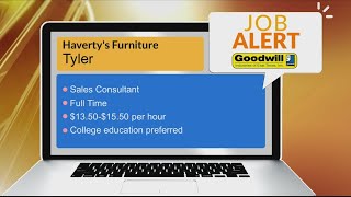 JOB ALERT: Haverty's Furniture in Tyler needs a sales consultant