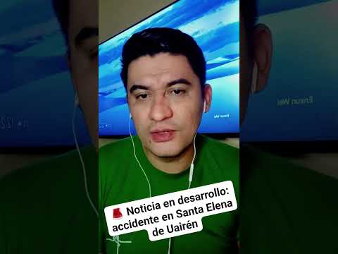 🚨 Noticia en desarrollo: accidente en Santa Elena de Uairén