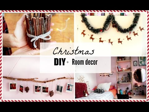 5 DIY navideños + Decorando la habitación! || Paulabrookie