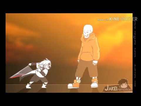 ink sans vs xtale chara [AMV]