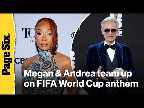 Megan Thee Stallion and Andrea Bocelli team up on FIFA World Cup anthem