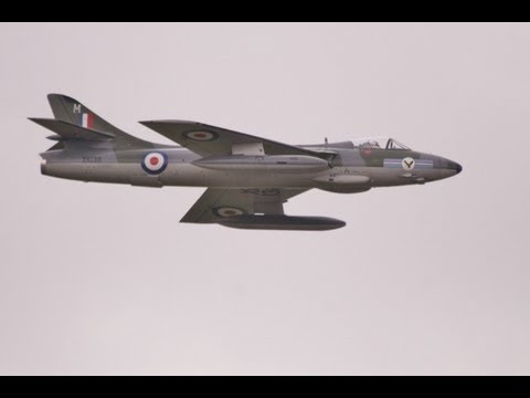 RC HERITAGE FLIGHT - HURRICANE / HUNTER / HP42 / TYPHOON  BMFA NATS RC MODEL AIRCRAFT SHOW  - 2013