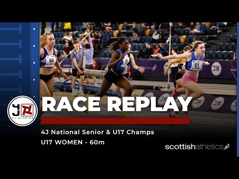 RACE REPLAY | 4J National Senior & U17 Champs - U17 Women's 60m