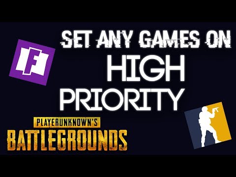 SET ANY GAMES ON HIGH PRIORITY