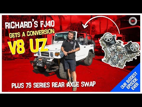 RIchard's FJ40 gets a 1UZ-FE V8 conversion - MR LANDCRUISER MEGA EPISODE