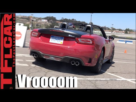 2017 Fiat 124 Abarth Spider 1.4L Turbo Exhaust: Be the First to Hear It