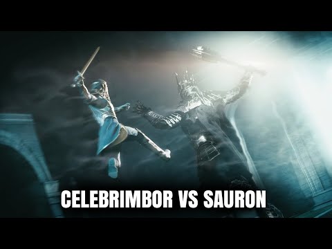 CELEBRIMBOR VS SAURON Middle Earth Shadow Of Mordor All Cutscenes