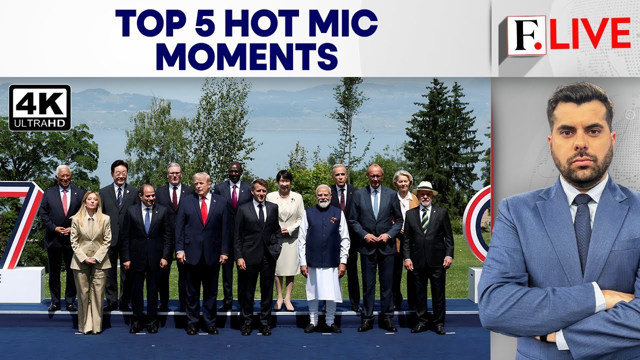 G7 Hot Mic Moments You Weren’t Supposed to Hear| Trump, Modi, Meloni React | Firstpost Live | 4K