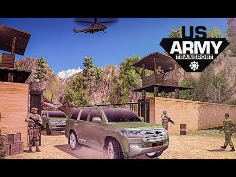 Offroad US Army Vehicle Driving