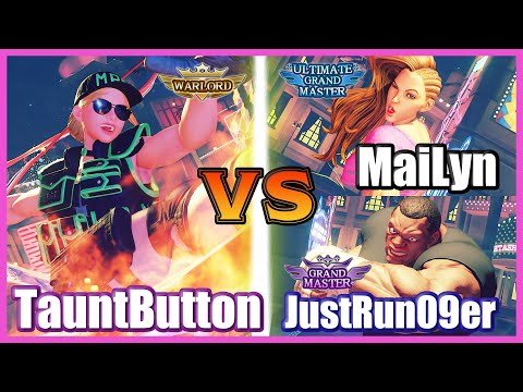 SFV CE 👊🏻 TauntButton (Lucia) vs MaiLyn (Laura) & JustRun09er (Balrog) FT2