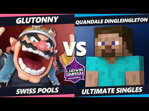 Ludwig Invitational - Glutonny (Wario) Vs. Quandale Dinglelingleton (Steve) SSBU Ultimate Tournament
