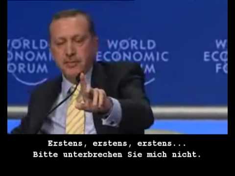 Recep Tayyip Erdogan DAVOS bewegende Worte (deutsch untertitel) FREE PALÄSTINA