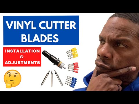 HOW DO I INSTALL/ADJUST THE BLADE ON MY VINYL CUTTER..BLADE TEST!