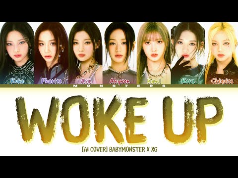 [AI COVER] BABYMONSTER "Woke Up" ORG X XG (color coded lyrics)