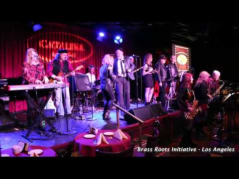 doobie brothers'  long train runnin'  covered by brass roots initiative, la 1080p